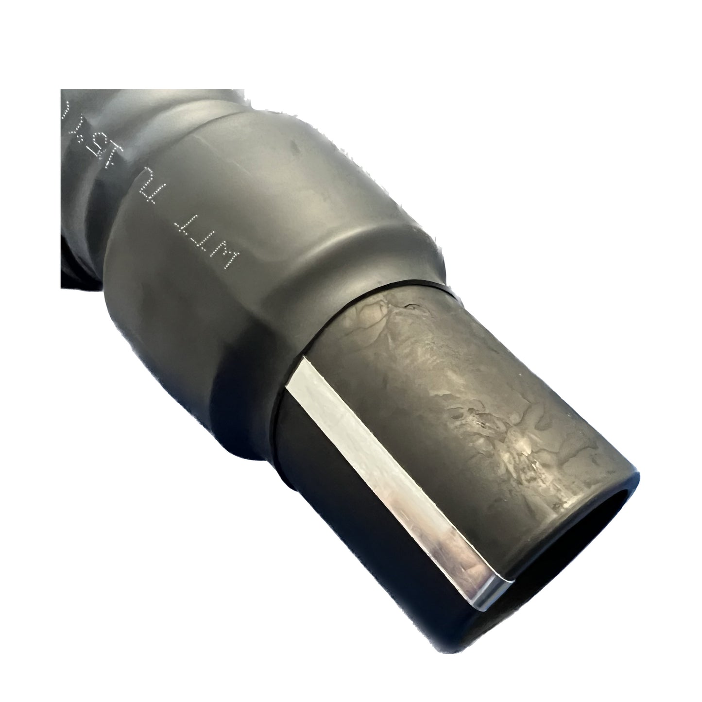 1-1/2" Heavy Duty Corrugated Polyurethane Grounded Vacuum Hose with Cuffs, Clear Color, 10', 15', 25' and 50' Lengths, Fits Non-Latching Inlet Valves, Equivalent to Gardner Denver® AFW7015101, AFW7015151, AFW7015251, AFW7515501