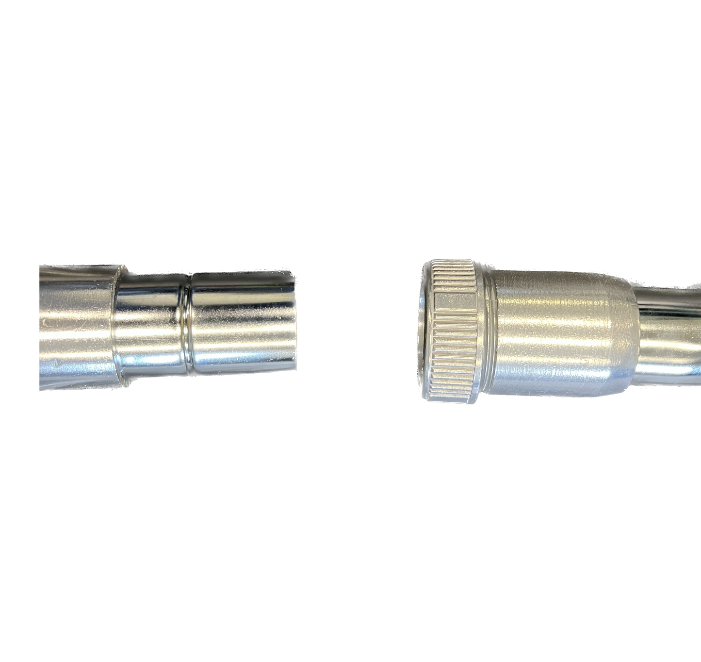 1-1/2" One Piece Vacuum Cleaning Wand - 54" Steel Tube - Metal Coupling- Friction Fit- Flexaust / TUEC 21C5