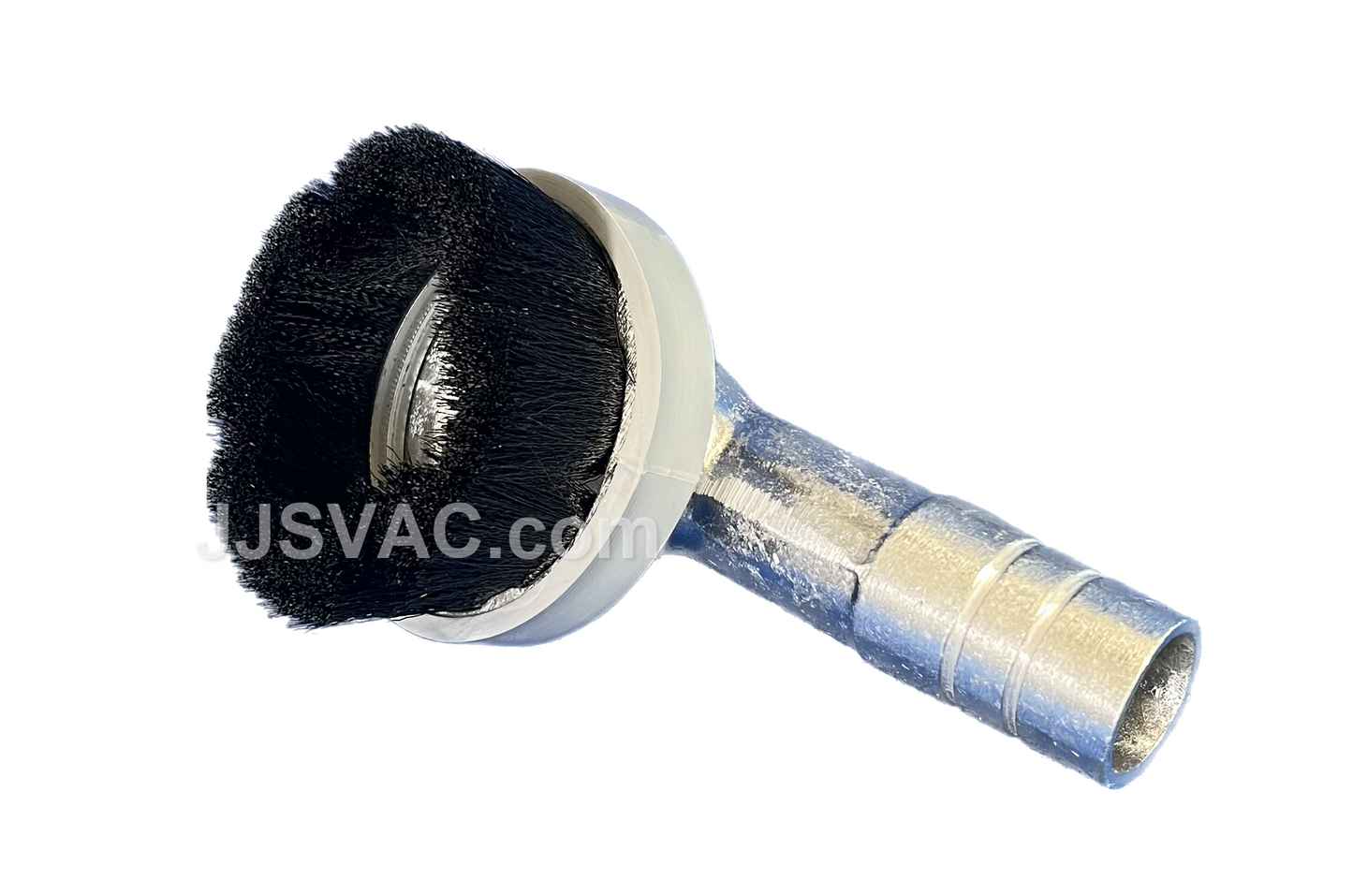 1-1/2" Round Dust Brush - Aluminum Body - Nylon Bristle - 5" Diameter - Flexaust P/N 312N