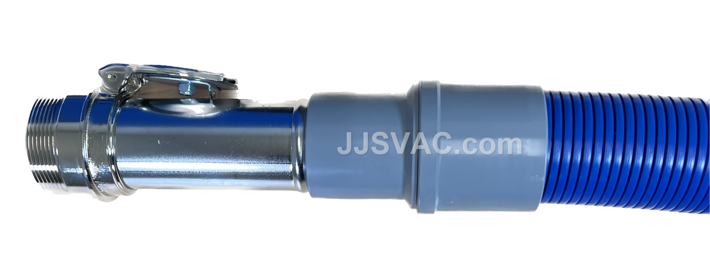 1-1/2" Vacuum Inlet Adapter - Connects 1.5" Hose Cuff to 1.5" Inlet Valve - Flexaust HO15T